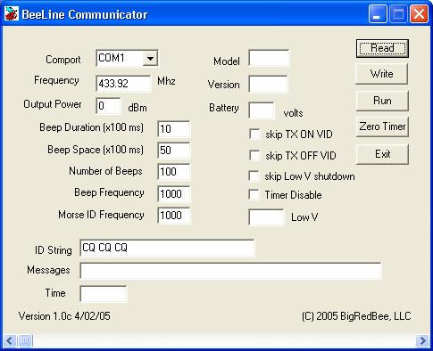 9) Click on Exit 8.1 Detailed field descriptions. Fields: COM port Select the desired comport from the pulldown menu. If your desired comport is unavailable, type the desired port name.