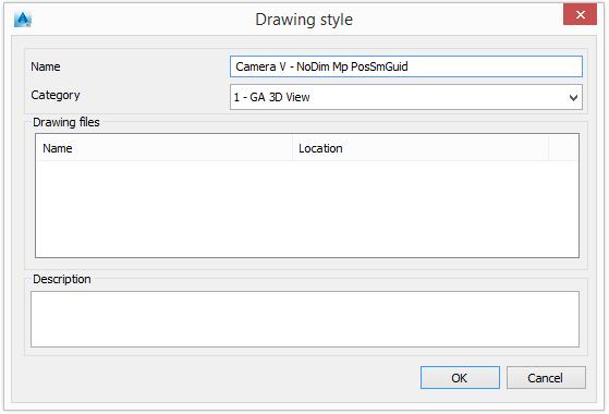 Drawing Styles Management The Drawing Style Manager offers all the necessary tools for managing drawing styles. Creating a new category 1. Click New. 2. Enter the category name.
