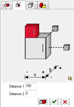 Insert purchased parts 49 6. For avoiding this, change to the second registry flush in the insertion dialog and enter a value of 100 for the distance 1.