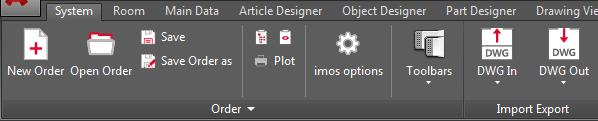 The Ribbon Menu is based on a graphical control concept that combines the elements menu controlling and toolbar.