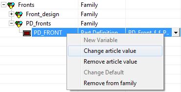 Modify article specific variables 77 Then the variable dialog opens again. 3.