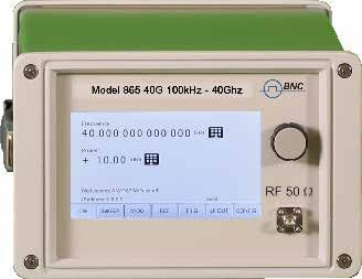 Model 865 RF / Ultra Low Noise Microwave Signal Generator
