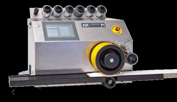 Testers for flexo and gravure inks IGT Testing Systems has developed the advanced computerised F1 printability testers for flexo and gravure inks.