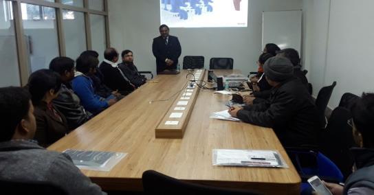 C. FDP Organized: 1. Two days faculty development program was organized by the department on Automation Technology-Hydraulic System on January 11-12, 2018 FDP Attended by the Faculty: 1. Prof.