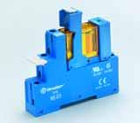Series - Relay interface modules 8-0 - 6 A Features & Pole relay interface modules, 5.8 mm wide. Ideal interface for PLC and electronic systems.3 - Pole 0 A.5 - Pole 8 A.