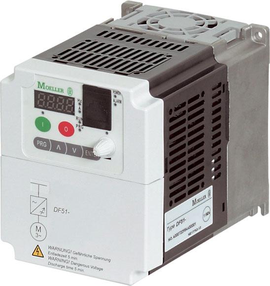 Type: DF51 322 1K5 Article No.: 289107 Sales text """Frequency inverter DF51(1,5 kw; 230V) Ordering information Rated voltage U e V Max. rated operational current I e A 7.