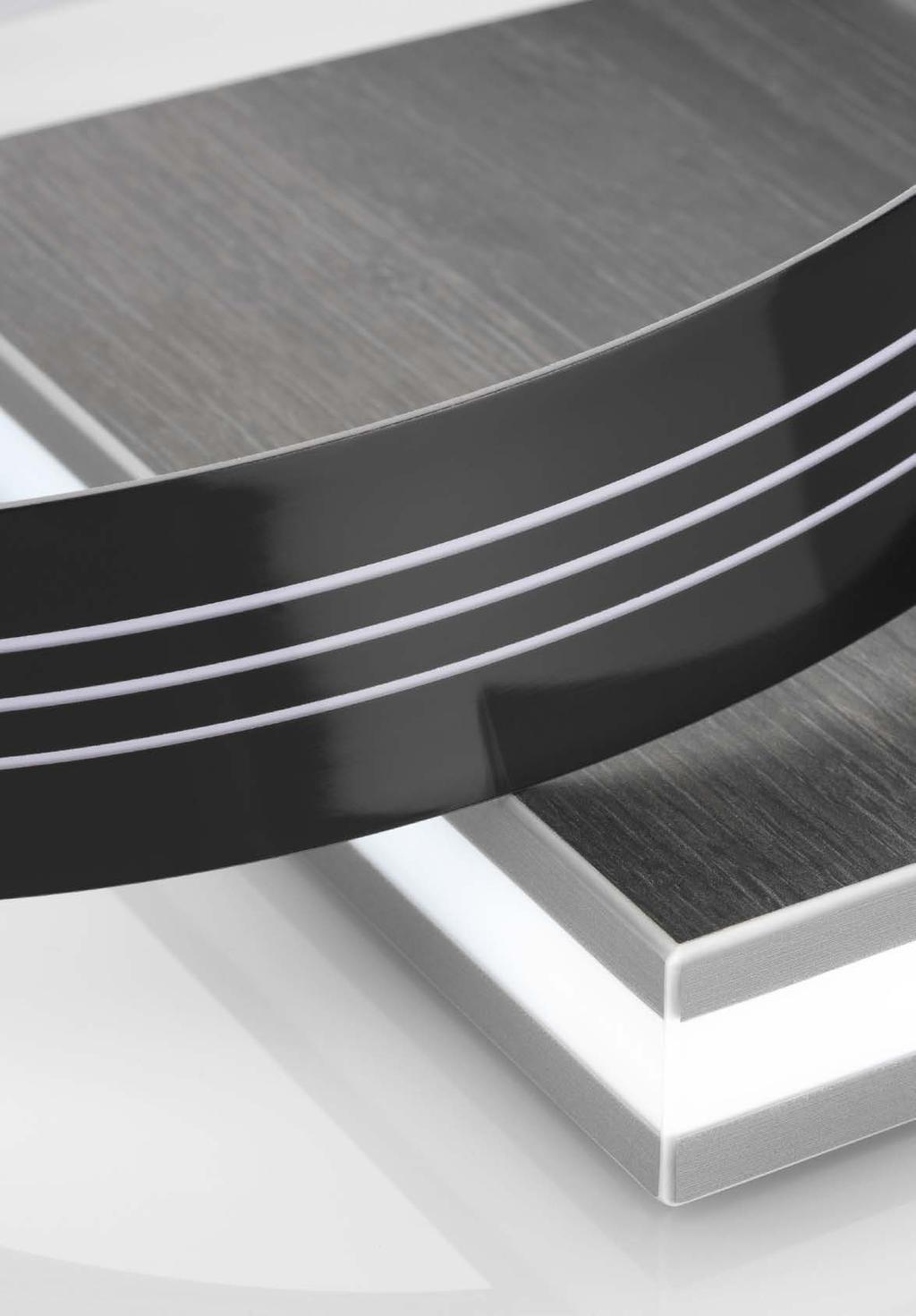 RAUKANTEX LITE Premium Selection: Translucent edgebands RAUKANTEX lite comes from the RAUKANTEX magic 3D product family. But RAUKANTEX lite can be used for backlighting as well as conventional edging.