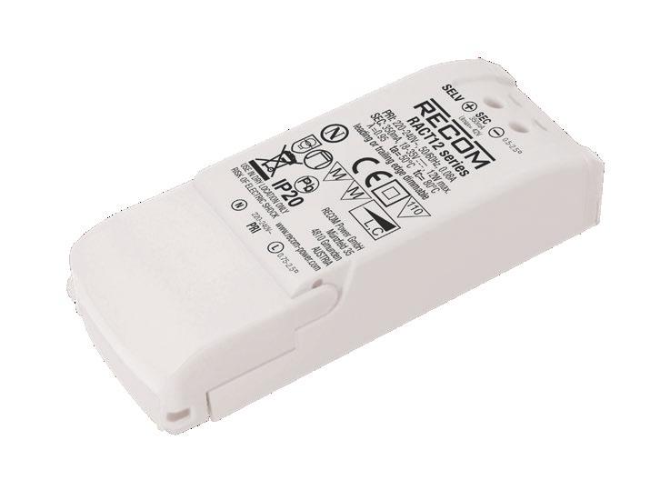 are low cost, triac-dimmable, constant current 12W LED drivers available with either