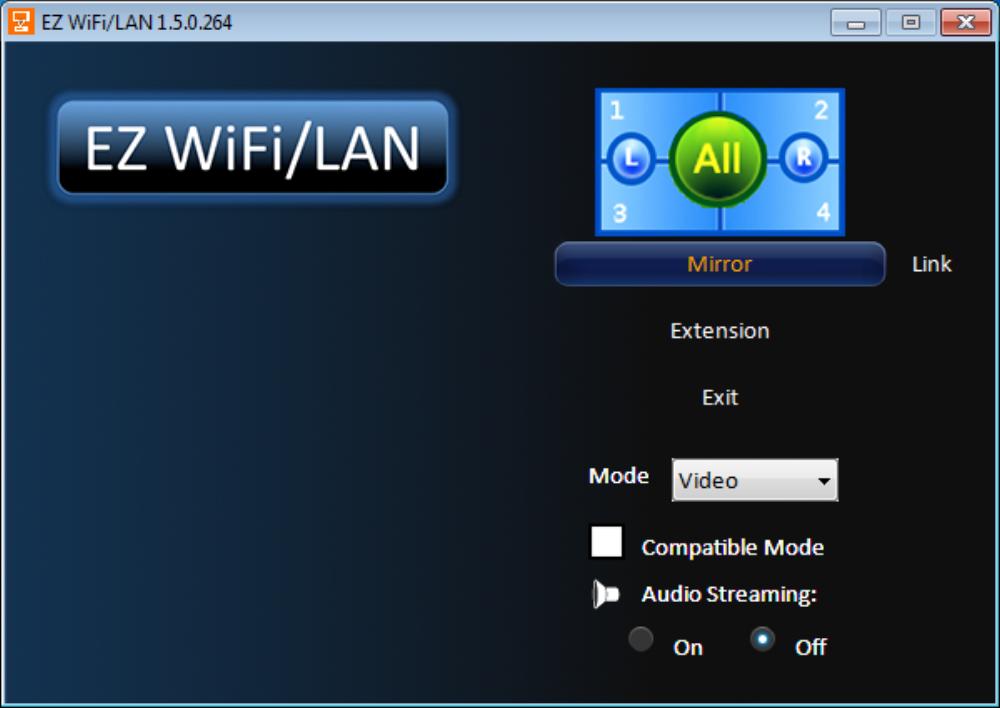 Operation: 1. Establish your WiFi connection with device. 2. Find EZ WiFi in your Applications and execute it 3.