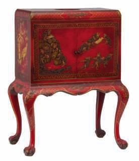 Oriental richly carved hardwood display cabinet with bamboo imitation,