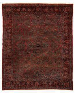 LOT 603 A fine Oriental prayer rug, decorated with stylised