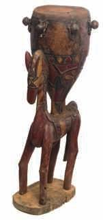 LOT 851 LOT 852 A big ethnographic African wooden sculpture, H