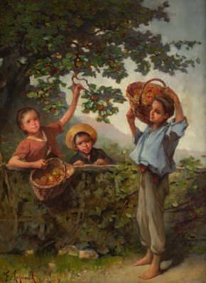 LOT 956 Reynaud F., apples in abundance, oil on canvas, 54,5 x 73,5 cm 400-800 197 LOT 957 LOT 958 Boudry A.