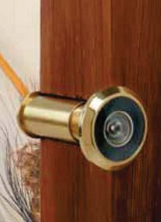 well as extra security for standard doors Plated steel bolts and plates increase door attack resistance Two bolts