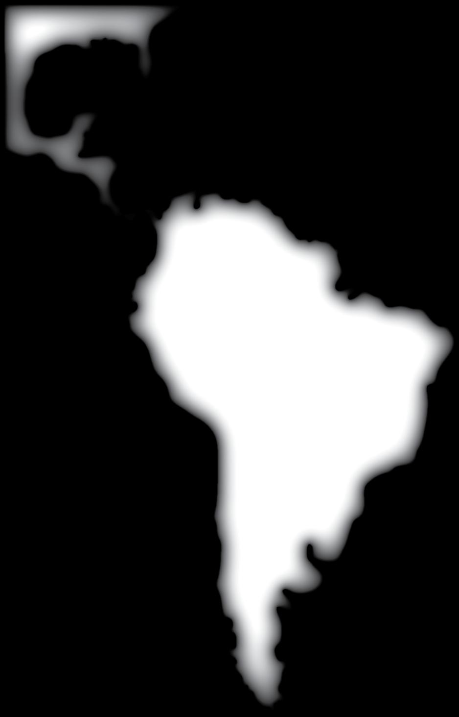 map of South America. Brazil The.