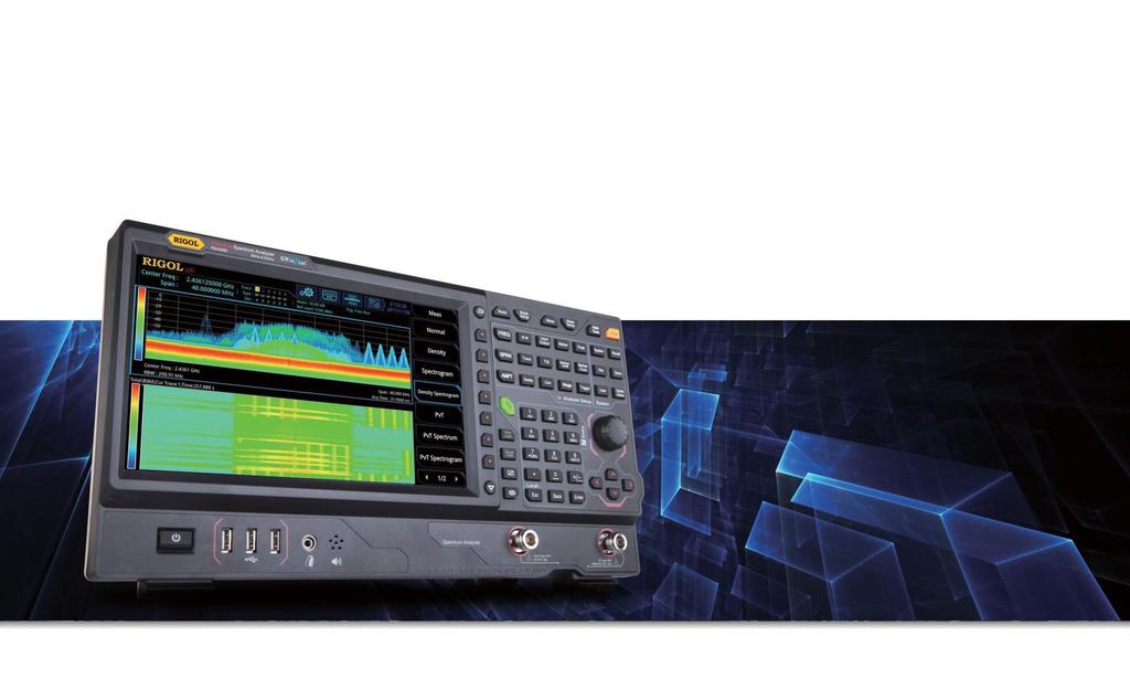 RSA5000 Series Real-time Spectrum Analyzer Ultra-Real technology Frequency: up to 6.