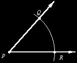Construct the bisector of an angle. 1. Let point P be the vertex of the angle.