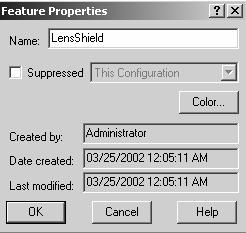 The Entity Property dialog box is displayed.