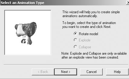 Exercise 2.7: Industry Collaborative Exercise. Note: SolidWorks Animator Add In is required for this exercise.