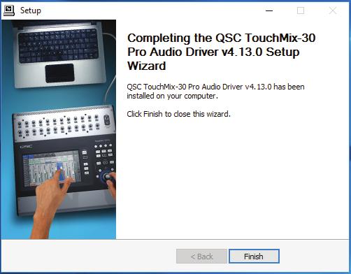 Configuring Apple itunes Playback Figure 6 1. In the list of audio output devices, select QSC TM30 Pro device in the Audio MIDI Setup list.