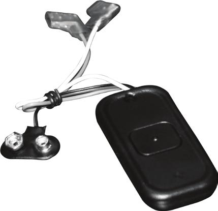 The transmitters are available in hand-held or pushplate styles and they transmit a unique rolling code each time the transmitter is activated (thus providing a secure door opening signal).