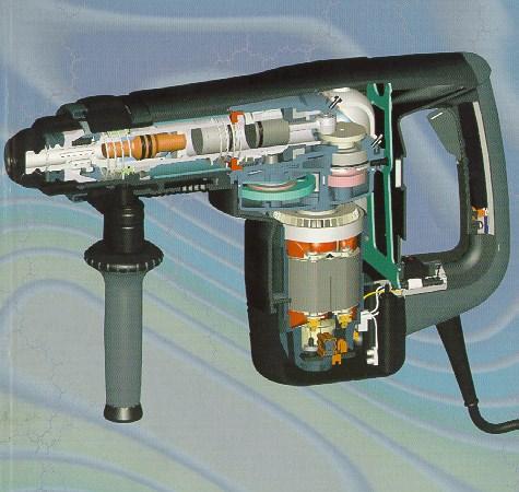 Example of Fuzzy: Control of a Hammer Drill Task: Automatic control of optimum speed and blow count with respect to drill diameter and material hardness.