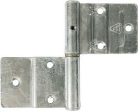 8 WINDOW HINGE IPA No. 61474 C ORDERING NO. MATERIAL SURFACE A IPA NO. STEEL FIXED STEEL PIN SQUARE EDGES LEFT SQUARE EDGES RIGHT GALVANIZED FITTING INSTRUCTIONS SCHÜCO ALU INSIDE NORDIC: 31 16.3 12.