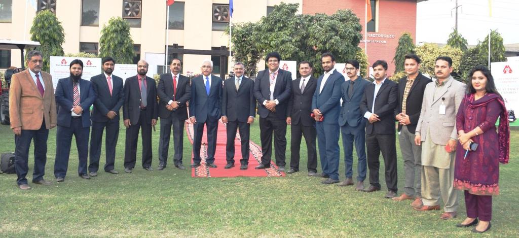 Millat s Team with Mr. Irfan Aqueel CEO MTL, Mr. Azhar Noor- GM- Marketing & Mr.