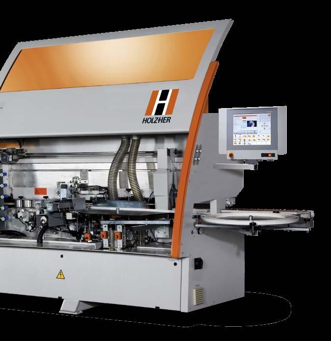 The guide system moves along with the workpiece at a 90 degree