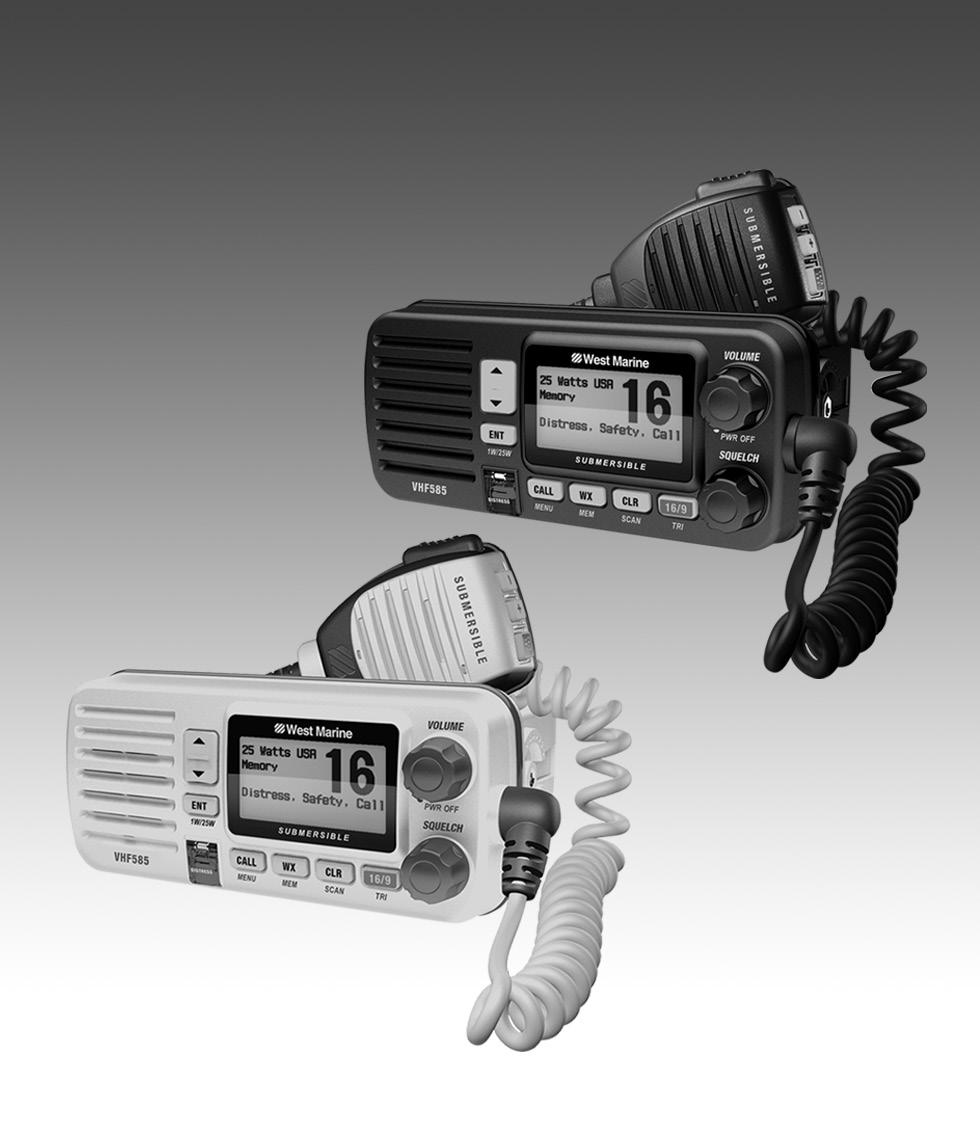 VHF585 CLASS D MARINE RADIO MODEL