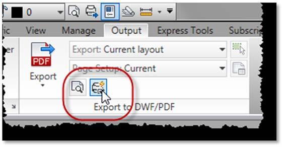Note: This will only turn off layer export for PDF s that are created with AutoCAD s plot command. 3.