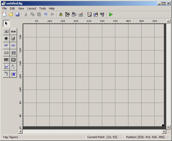 In these systems the output of the system is compared with the reference We can start GUIDE by typing guide at the MATLAB prompt. The GUIDE Quick Start dialog displays, as shown in the figure 2.