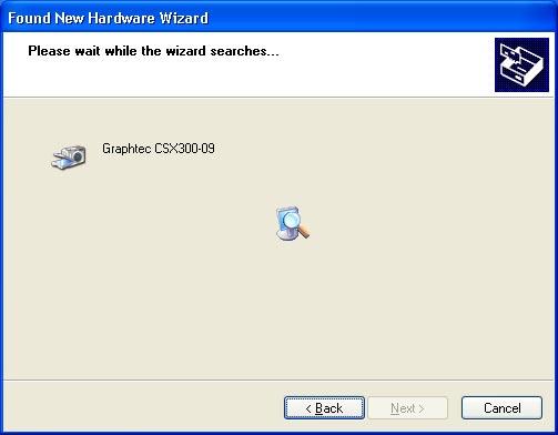 . INSTALLING THE SOFTWARE () Click [Next]. The wizard will start searching for the driver. () The screen shown below is displayed.
