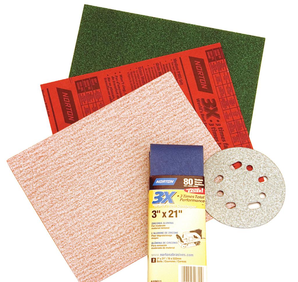 The abrasive used on the least-expensive paper does not fracture easily; instead the grit dulls or simply flakes off. This can lead to an inconsistent scratch pattern.