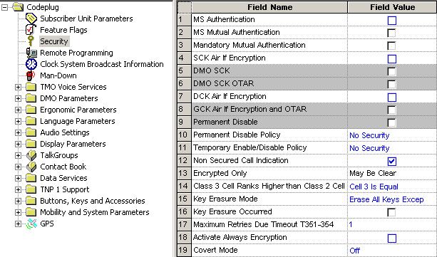 Security 3-51 15 Security 15.1 MS Authentication This feature may be required for several different reasons, see Chapter 2 Paragraph 9.2. Checking the box enables/disables the MS Authentication Feature.