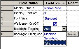 to 6 in steps of 1. 23.1.3 Font Size Selecting the Filed Value down arrow will display the Standard, Zoomed, or Extra Zoomed options.