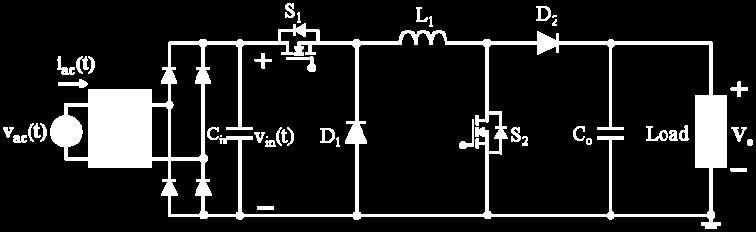 Efficiency vs. Output Voltage with Different Input AC Voltage Specification: P in = 8W V ac (t) = 9-64V rms V o = 5-5V dc Efficiency.89 V V m o.