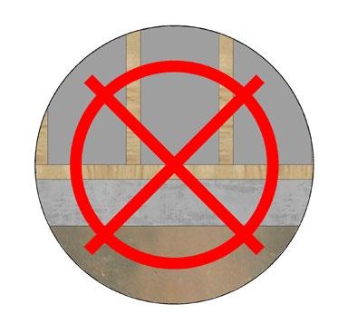 2.4 There must be ventilation and water drainage at the bottom of each wall, using either vented