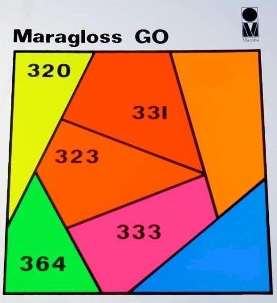 Maraglow GW 760 Mesh count between 27-120 and 48-70 for mechanical protection, we recommend a subsequent thick overprint varnish layer Mara Gloss GO 5.