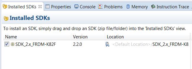 Pop-up menu appears. Fig 7. Adding SDK Step 1 2.