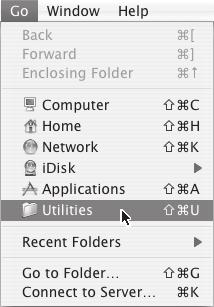 Cand apare ecranul pentru adaugare imprimanta, apasati tasta si mergeti la pasul 14. Daca utilizati Mac OS X v10.2.8, selectati [Applications] din meniul [Go]. 9 Apasati tasta [Install].