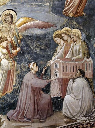 Giotto & the Arena Chapel Commissioned by Enrico degli Scrovegni to atone for the sins of his father (a moneylender - usury) The theme is Salvation.