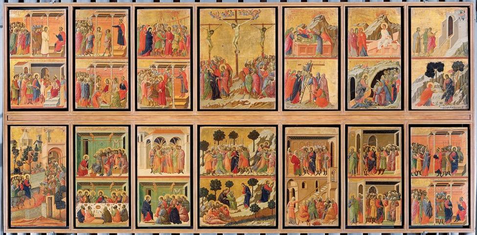 DUCCIO DI BUONINSEGNA, Life of Jesus, 14 panels from the back of the Maestà