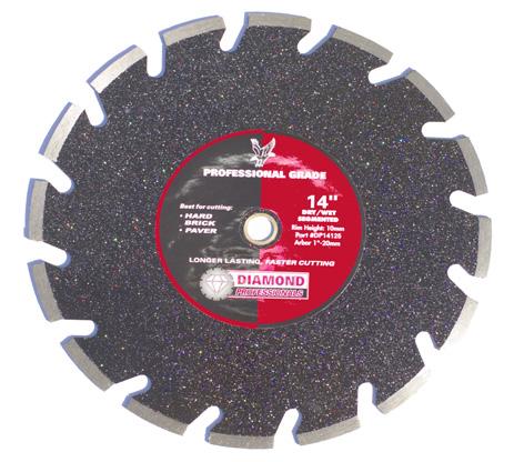 00 5/10 Perfect for Cutting: Ductile, black iron, stainless, mild and galvanized steel. RING SAW-Dry/Wet Premium Blades RS Platinum Series Diameter Part No.