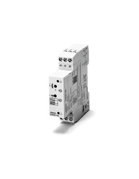 Solid-state Timer H3DS DIN Track Mounted, Standard 17.5-mm Width Timer Range A wide AC/DC power supply range (24 to 230 VAC/ 24 to 48 VDC) reduces the number of timer models kept in stock.