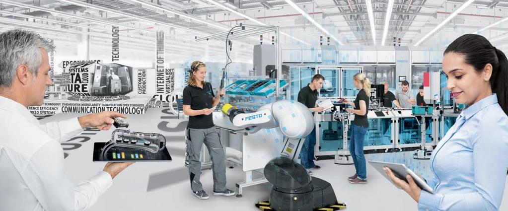 production. Festo Didactic is ahead of the curve with its program for the smart factories of the future; Qualification 4.0.