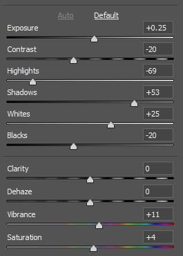 Photoshop Camera Raw Auto Filter Only Result Camera Raw shows you where the sliders in the