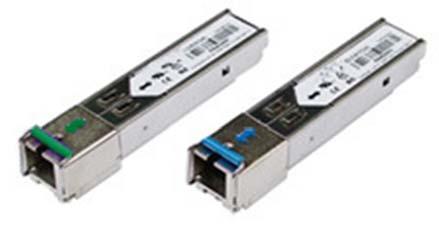 GB1310-SFP-SC.S10 GB1550-SFP-SC.S10 Single-Mode 100Mbps to 1.25Gbps FE/GBE SC Single-Fiber SFP Transceiver RoHS6 Compliant Features Support 1.