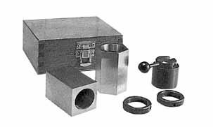 2035000 5-C HEXAGON AND SQUARE COLLET BLOCKS SERIES 327: For fast and easy setups. Made of hardened tool steel precision ground. Accuracy of parallelism, squareness and flatness within ±.0005.