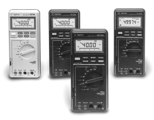 Agilent 970-Series Handheld Multimeters Data Sheet Benchtop features and performance with handheld convenience and price 3 1 /2and 4 1 /2 digits with dcv accuracy to 0.